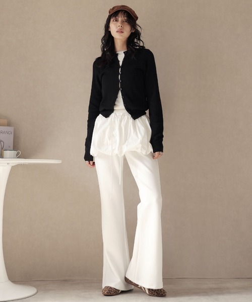 Ulysses(ユリシス)の「バルーンスカートレイヤードパンツ(その他パンツ・レディース・ブラック/ダークグレー/ホワイト・F)」の22枚目の写真