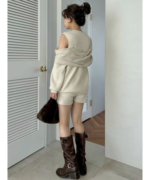 SNIDEL（スナイデル）の「ファーバッグ（ハンドバッグ・レディース・グレー/アイボリー/ライトブルー/ブラウン/ピンク/イエロー・F）」の20枚目の写真