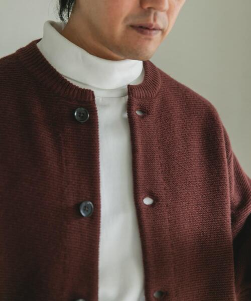 URBAN RESEARCH DOORS（アーバンリサーチドアーズ）の「Grow Organic タートルネックTシャツ（Tシャツ/カットソー・メンズ・オフホワイト/ブラウン・LARGE/MEDIUM）」の8枚目の写真