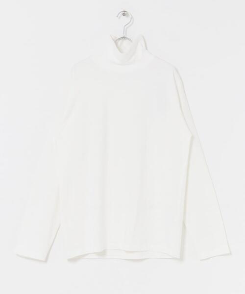 URBAN RESEARCH DOORS（アーバンリサーチドアーズ）の「Grow Organic タートルネックTシャツ（Tシャツ/カットソー・メンズ・オフホワイト/ブラウン・LARGE/MEDIUM）」の11枚目の写真