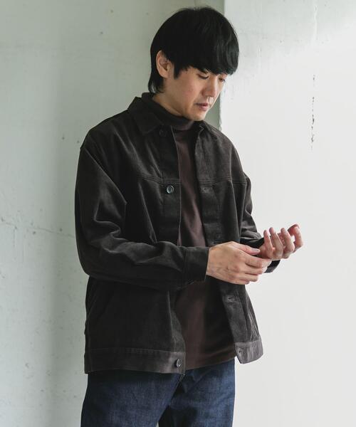 URBAN RESEARCH DOORS（アーバンリサーチドアーズ）の「Grow Organic タートルネックTシャツ（Tシャツ/カットソー・メンズ・オフホワイト/ブラウン・LARGE/MEDIUM）」の17枚目の写真