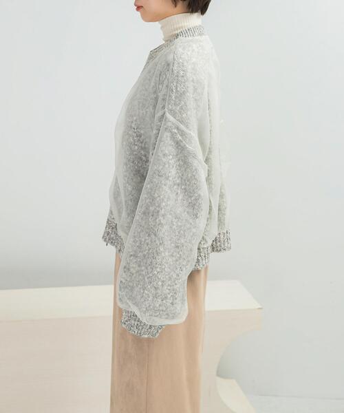 CHIGNON リバーオーガンドッキングカーディガン（カーディガン/ボレロ