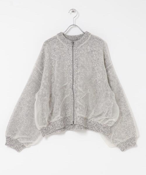 CHIGNON シニヨンリバーオーガンドッキングカーディガン CHIGNON リバーオーガンドッキングカーディガン（カーディガン/ボレロ