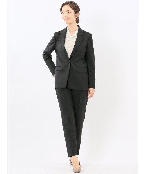 セール】【ストレッチ ウォッシャブル】タカキューレディース ウール混