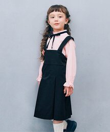 p.premier | 【ジュニア対応】サスペンダープリーツジャンパースカート(スーツスカート)