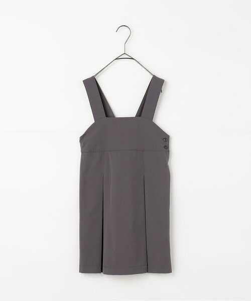 p.premier（ピードットプルミエ）の「【ジュニア対応】サスペンダープリーツジャンパースカート（スーツスカート・キッズ・ブラック/グレー/ネイビー・90/100/110/120/130/140）」の12枚目の写真