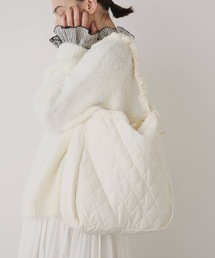 Libra Cue | ギャザーハンドルキルティングバッグ(ショルダーバッグ)