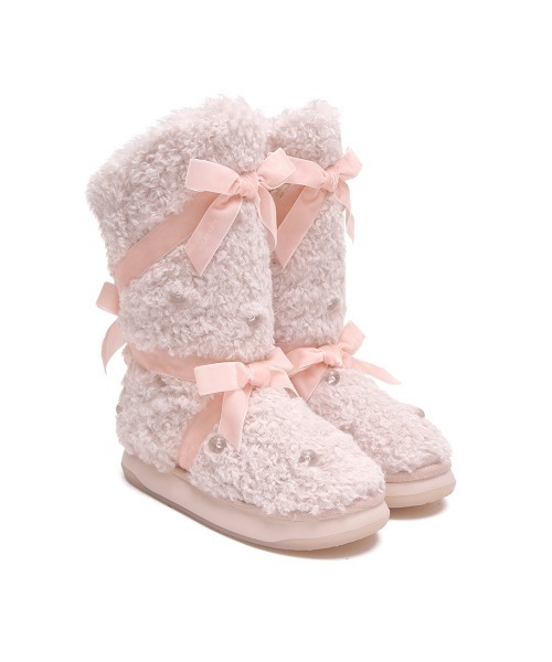 X SUSAN FANG] FURRY MIDDLE BOOTS（ブーツ）｜ROCKFISH WEATHERWEAR