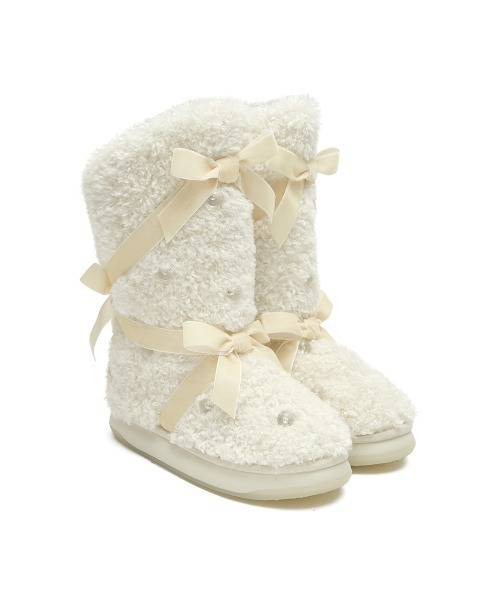 X SUSAN FANG] FURRY MIDDLE BOOTS（ブーツ）｜ROCKFISH WEATHERWEAR