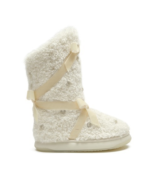 X SUSAN FANG] FURRY MIDDLE BOOTS（ブーツ）｜ROCKFISH WEATHERWEAR