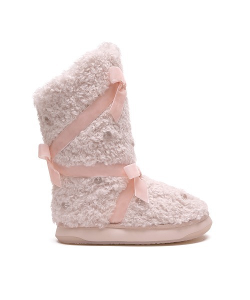 X SUSAN FANG] FURRY MIDDLE BOOTS（ブーツ）｜ROCKFISH WEATHERWEAR