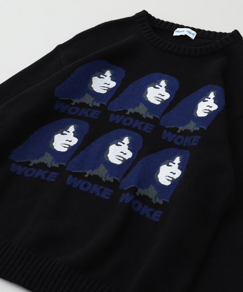 WOKE EDGE(ウォークエッジ)の「WOKE EDGE / ウォークエッジ Selena Knit(ニット/セーター・メンズ・ブラック・LARGE/X-LARGE)」の5枚目の写真