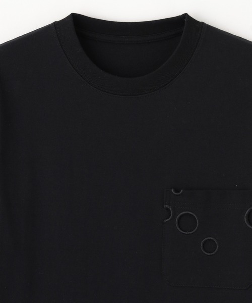 Hombre Nino(オンブレニーニョ)の「Hombre Nino S/S PRINT TEE CHEESE HN0251-CT0015(Tシャツ/カットソー・メンズ・ブラック/ホワイト・M/L)」の5枚目の写真
