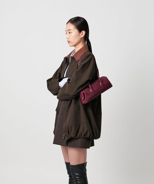 OSOI（オソイ）の「【別注】＜OSOI＞BOAT WIDE MINI バッグ H（ショルダーバッグ・レディース・オリーブ/ワイン・FREE）」の2枚目の写真
