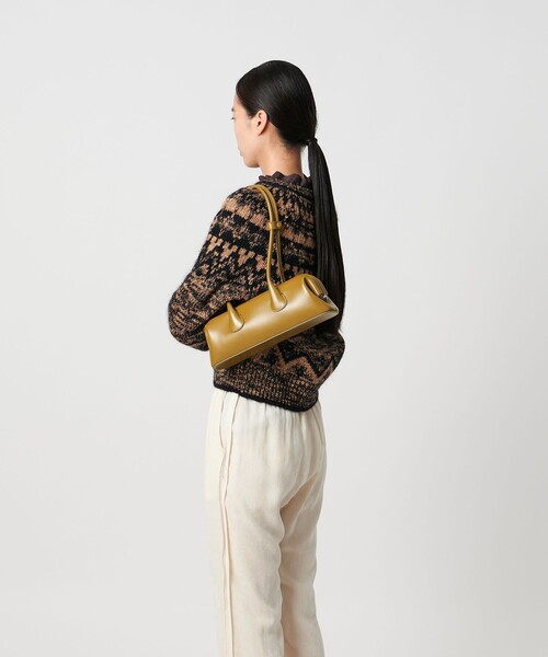 OSOI（オソイ）の「【別注】＜OSOI＞BOAT WIDE MINI バッグ H（ショルダーバッグ・レディース・オリーブ/ワイン・FREE）」の4枚目の写真