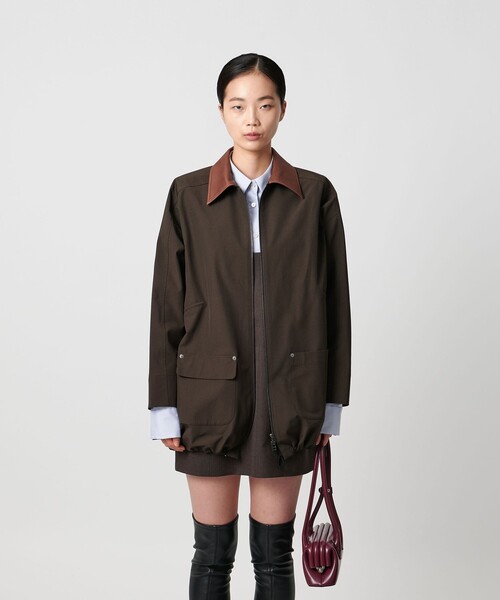 OSOI（オソイ）の「【別注】＜OSOI＞BOAT WIDE MINI バッグ H（ショルダーバッグ・レディース・オリーブ/ワイン・FREE）」の5枚目の写真