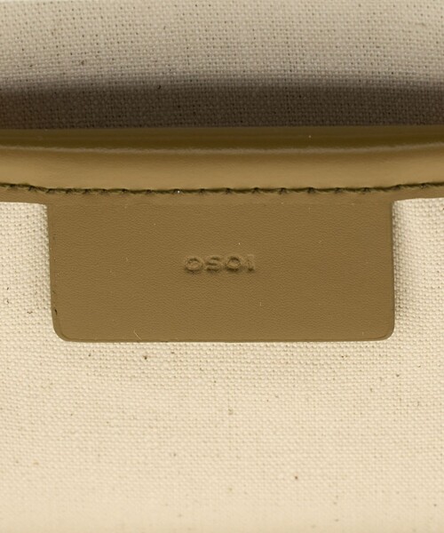 OSOI（オソイ）の「【別注】＜OSOI＞BOAT WIDE MINI バッグ H（ショルダーバッグ・レディース・オリーブ/ワイン・FREE）」の17枚目の写真