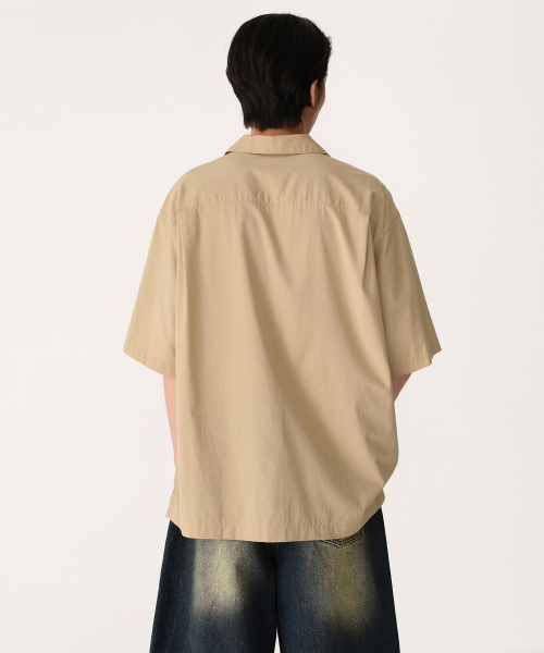 MUSINSA STANDARD（ムシンサスタンダード）の「リラックスドCRオープンカラー半袖シャツ[サンドベージュ]（シャツ/ブラウス・メンズ・その他・X-LARGE/XX-LARGE/SMALL/MEDIUM/LARGE）」の3枚目の写真
