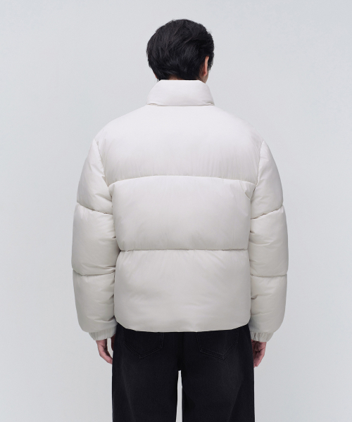 MUSINSA STANDARD（ムシンサスタンダード）の「デイリープファーショートパディングジャケット [ダスティクリーム]（ダウンジャケット/コート・メンズ・その他・SMALL/MEDIUM/LARGE/X-LARGE/XX-LARGE）」の5枚目の写真