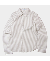 オールデイクラシックコットンストライプベーシックシャツ_3COLOR