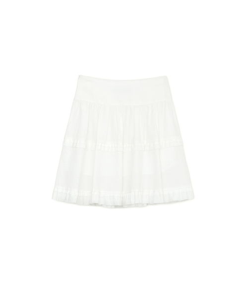 SUNBURNPROJECT(サンバーンプロジェクト)の「Frill Midi Skirt, WHITE(スカート・レディース・その他・MEDIUM/SMALL)」の3枚目の写真