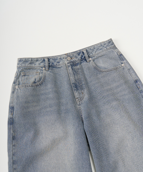 TOFFEE（トフィー）の「ダンボデニムパンツ(VINTAGE BLUE)（デニムパンツ・メンズ・その他・SMALL/MEDIUM/LARGE/X-LARGE/X-SMALL）」の3枚目の写真