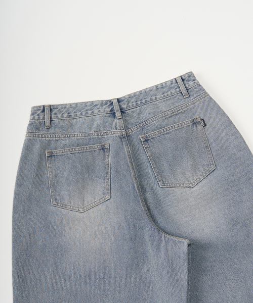 TOFFEE（トフィー）の「ダンボデニムパンツ(VINTAGE BLUE)（デニムパンツ・メンズ・その他・SMALL/MEDIUM/LARGE/X-LARGE/X-SMALL）」の4枚目の写真