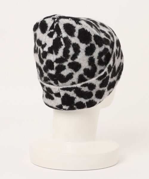 ALLSAINTS(オールセインツ)の「NORA LEOPARD PRINT BEANIE | NORA レオパード プリント ビーニー(ニットキャップ/ビーニー・レディース・ブラック系その他・ONE SIZE)」の2枚目の写真