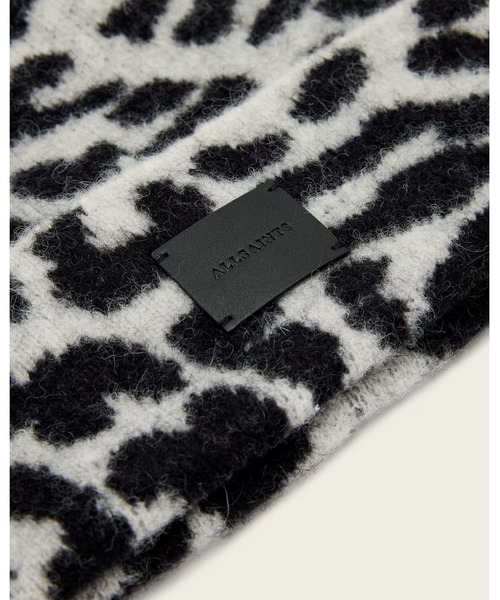 ALLSAINTS(オールセインツ)の「NORA LEOPARD PRINT BEANIE | NORA レオパード プリント ビーニー(ニットキャップ/ビーニー・レディース・ブラック系その他・ONE SIZE)」の3枚目の写真