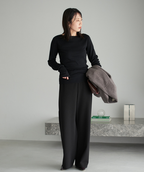 一部カラーWEB限定追加》Bias Relax パンツ 7（その他パンツ）｜Plage