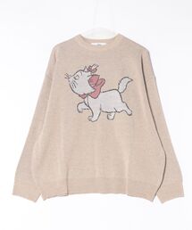 【 Disney 】 ジャガード編み クルーニット 25W11