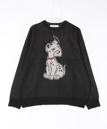 【 Disney 】 ジャガード編み クルーニット 25W11