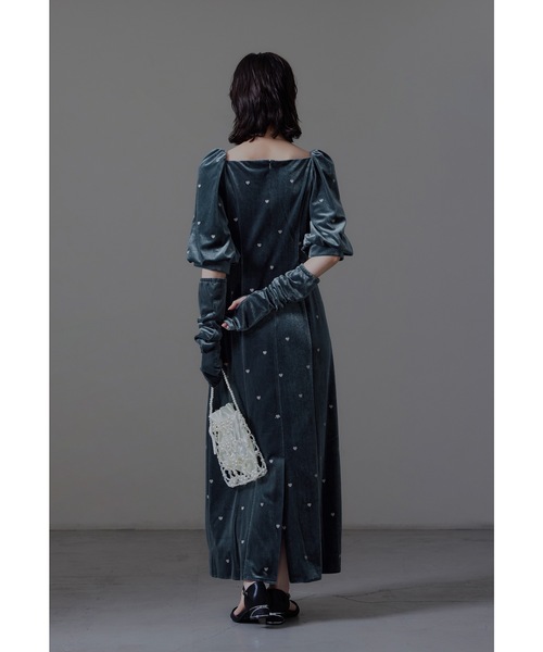 スイートハートベロアドレス 結婚式 二次会 成人式 同窓会 パーティー