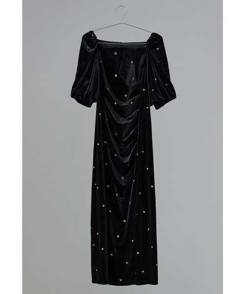 スイートハートベロアドレス 結婚式 二次会 成人式 同窓会 パーティー