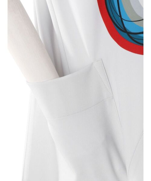 UN3D.（アンスリード）の「STRATUM LAYER SH【セットアップ着用可能】 / ストレイタムレイヤーシャツ（シャツ/ブラウス・レディース・ホワイト/ブラック・36/38）」の11枚目の写真