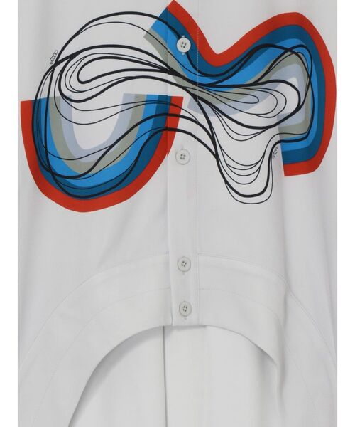 UN3D.（アンスリード）の「STRATUM LAYER SH【セットアップ着用可能】 / ストレイタムレイヤーシャツ（シャツ/ブラウス・レディース・ホワイト/ブラック・36/38）」の14枚目の写真