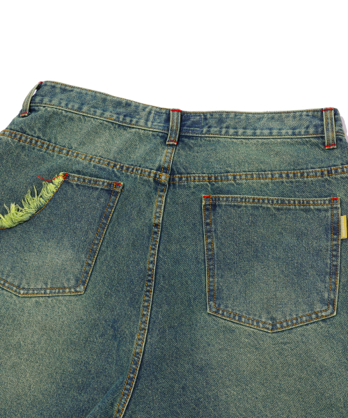 MAINBOOTH(メインブース)の「Vintage Cargo Denim Shorts(BLUE)(その他パンツ・レディース・その他・1/2/3)」の10枚目の写真