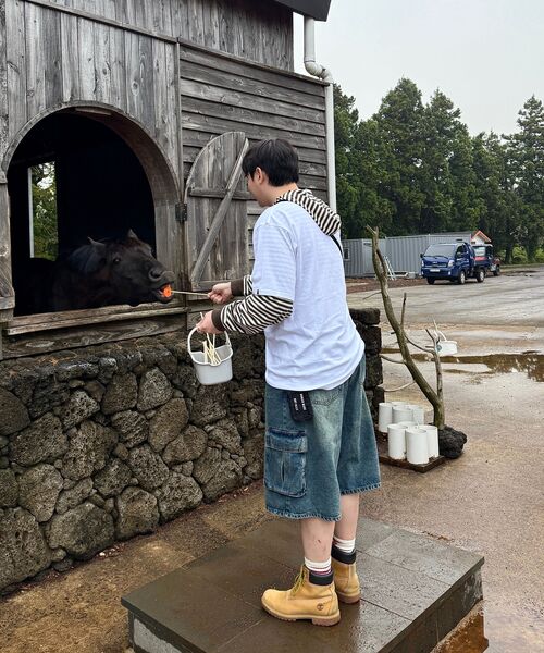 MAINBOOTH(メインブース)の「Vintage Cargo Denim Shorts(BLUE)(その他パンツ・レディース・その他・1/2/3)」の13枚目の写真
