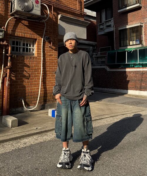 MAINBOOTH(メインブース)の「Vintage Cargo Denim Shorts(BLUE)(その他パンツ・レディース・その他・1/2/3)」の14枚目の写真