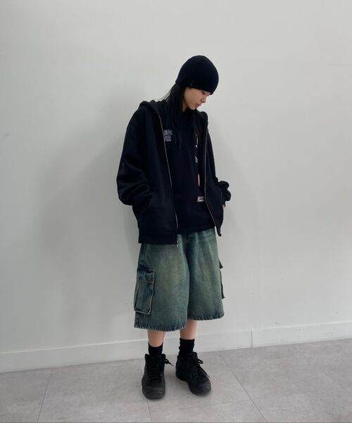 MAINBOOTH(メインブース)の「Vintage Cargo Denim Shorts(BLUE)(その他パンツ・レディース・その他・1/2/3)」の20枚目の写真