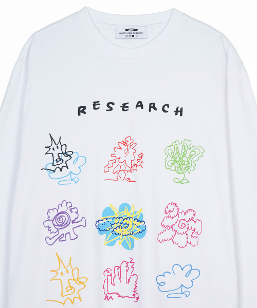 FDR（エフディーアール）の「Kids doodle Long sleeve White（Tシャツ/カットソー・メンズ・その他・SMALL/MEDIUM/LARGE）」の4枚目の写真
