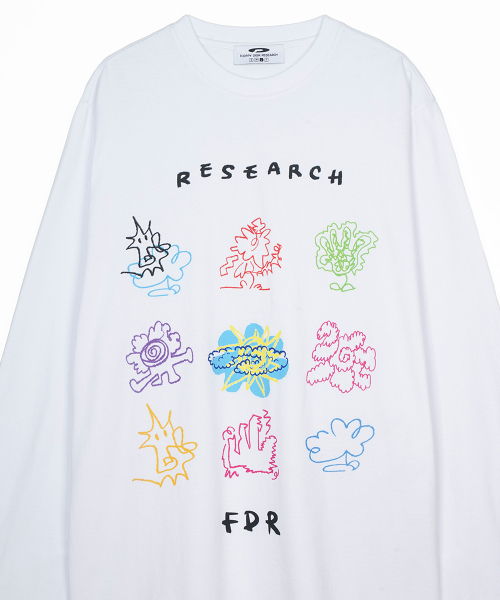 FDR（エフディーアール）の「Kids doodle Long sleeve White（Tシャツ/カットソー・メンズ・その他・SMALL/MEDIUM/LARGE）」の5枚目の写真
