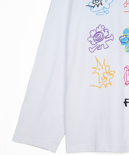 FDR（エフディーアール）の「Kids doodle Long sleeve White（Tシャツ/カットソー・メンズ・その他・SMALL/MEDIUM/LARGE）」の6枚目の写真