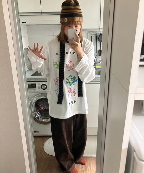 FDR（エフディーアール）の「Kids doodle Long sleeve White（Tシャツ/カットソー・メンズ・その他・SMALL/MEDIUM/LARGE）」の9枚目の写真
