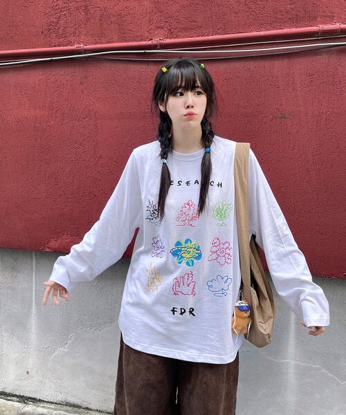 FDR（エフディーアール）の「Kids doodle Long sleeve White（Tシャツ/カットソー・メンズ・その他・SMALL/MEDIUM/LARGE）」の11枚目の写真