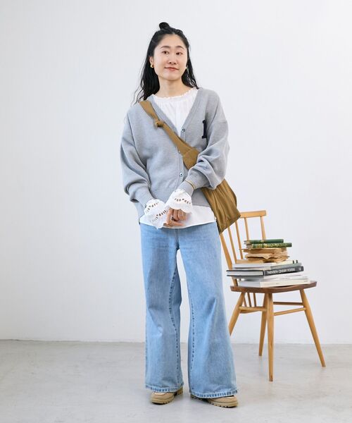 le.coeur blanc（ルクールブラン）の「《WEB限定アイテム》ナイロンショルダーバッグ（ショルダーバッグ・レディース・カーキオリーブ/ブラック/オフホワイト・FREE）」の4枚目の写真