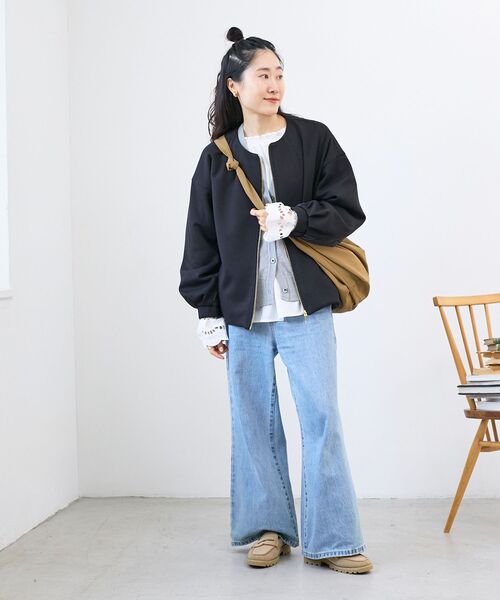 le.coeur blanc（ルクールブラン）の「《WEB限定アイテム》ナイロンショルダーバッグ（ショルダーバッグ・レディース・カーキオリーブ/ブラック/オフホワイト・FREE）」の9枚目の写真