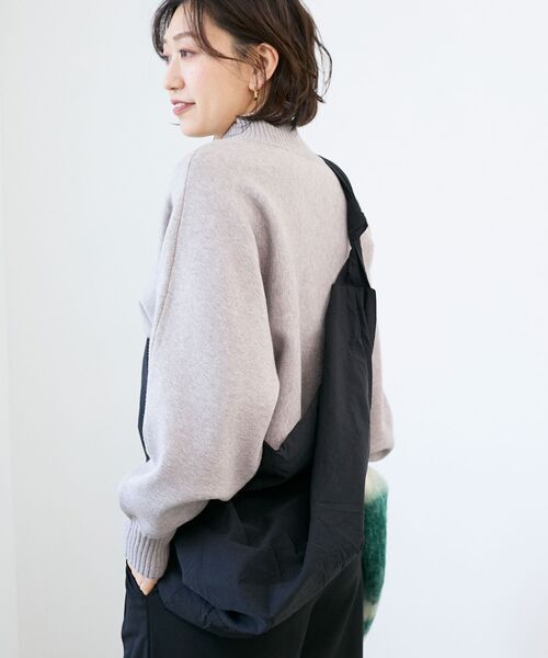 le.coeur blanc（ルクールブラン）の「《WEB限定アイテム》ナイロンショルダーバッグ（ショルダーバッグ・レディース・カーキオリーブ/ブラック/オフホワイト・FREE）」の11枚目の写真