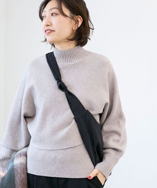 le.coeur blanc（ルクールブラン）の「《WEB限定アイテム》ナイロンショルダーバッグ（ショルダーバッグ・レディース・カーキオリーブ/ブラック/オフホワイト・FREE）」の12枚目の写真