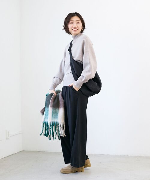 le.coeur blanc（ルクールブラン）の「《WEB限定アイテム》ナイロンショルダーバッグ（ショルダーバッグ・レディース・カーキオリーブ/ブラック/オフホワイト・FREE）」の14枚目の写真